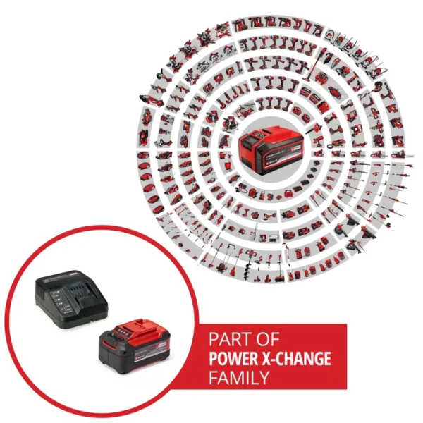 Kit batteria e caricabatteria EINHELL PXC Power X-Change PLUS 18V 4/6Ah - immagine 2